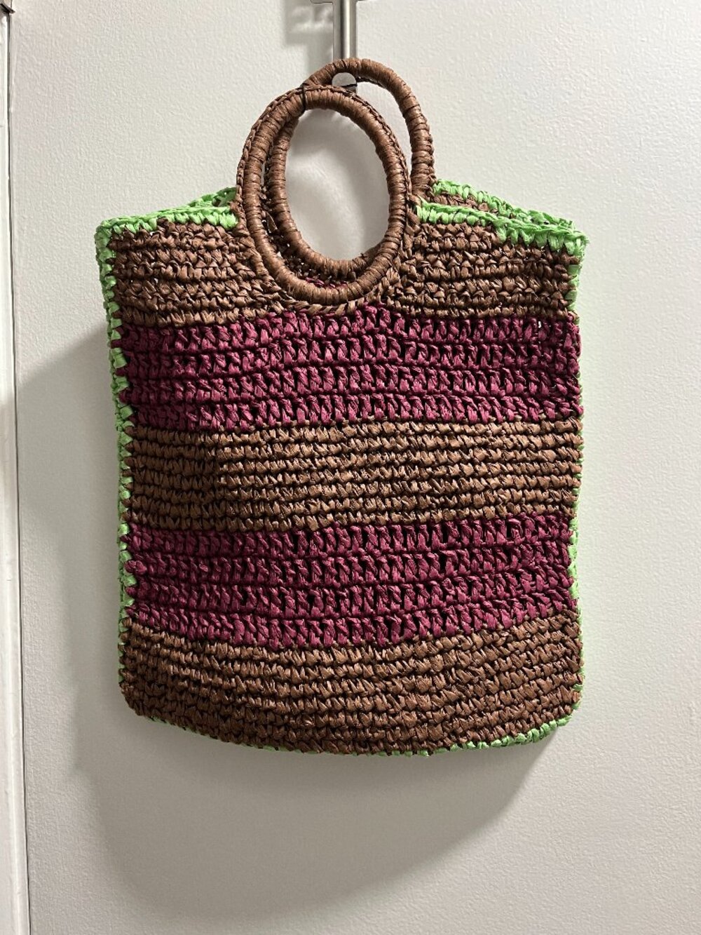 Brand new Raffia Tote/Clutch